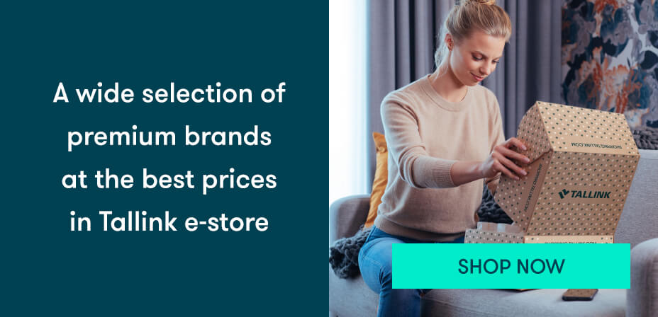 A wide selection of premium brands at the best prices in Tallink e-store